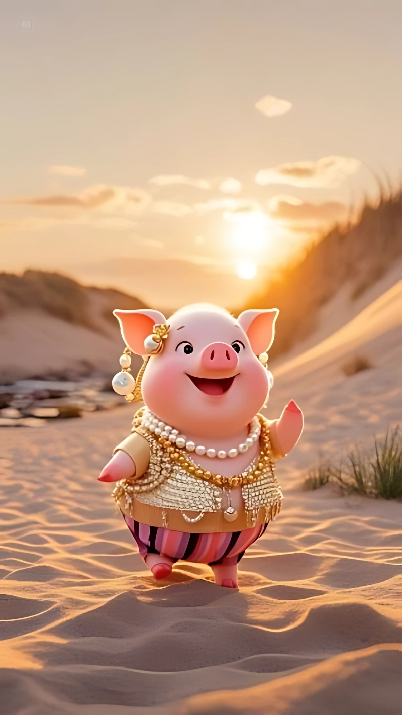 Bộ sưu tập hình ảnh con heo may mắn