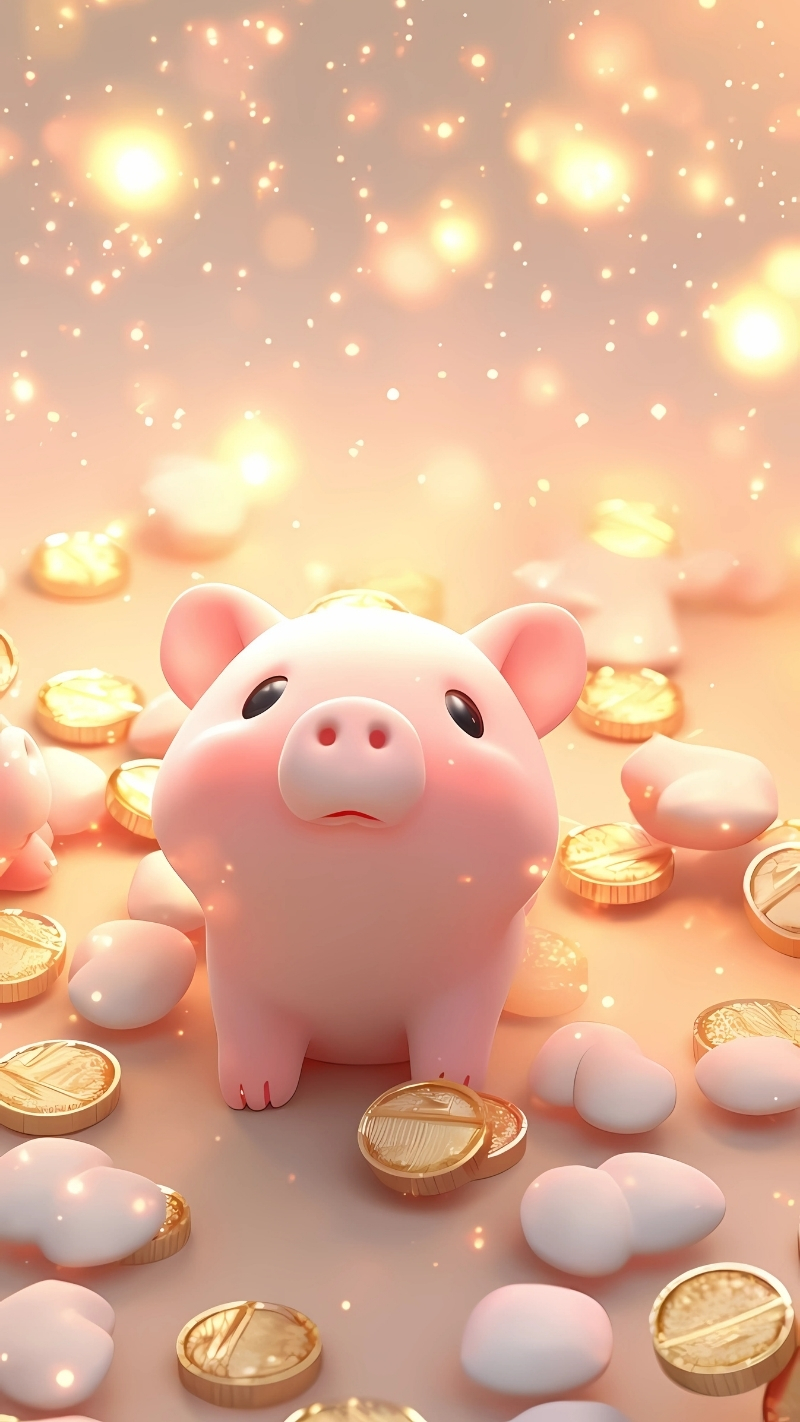 Hình ảnh con heo may mắn Full HD