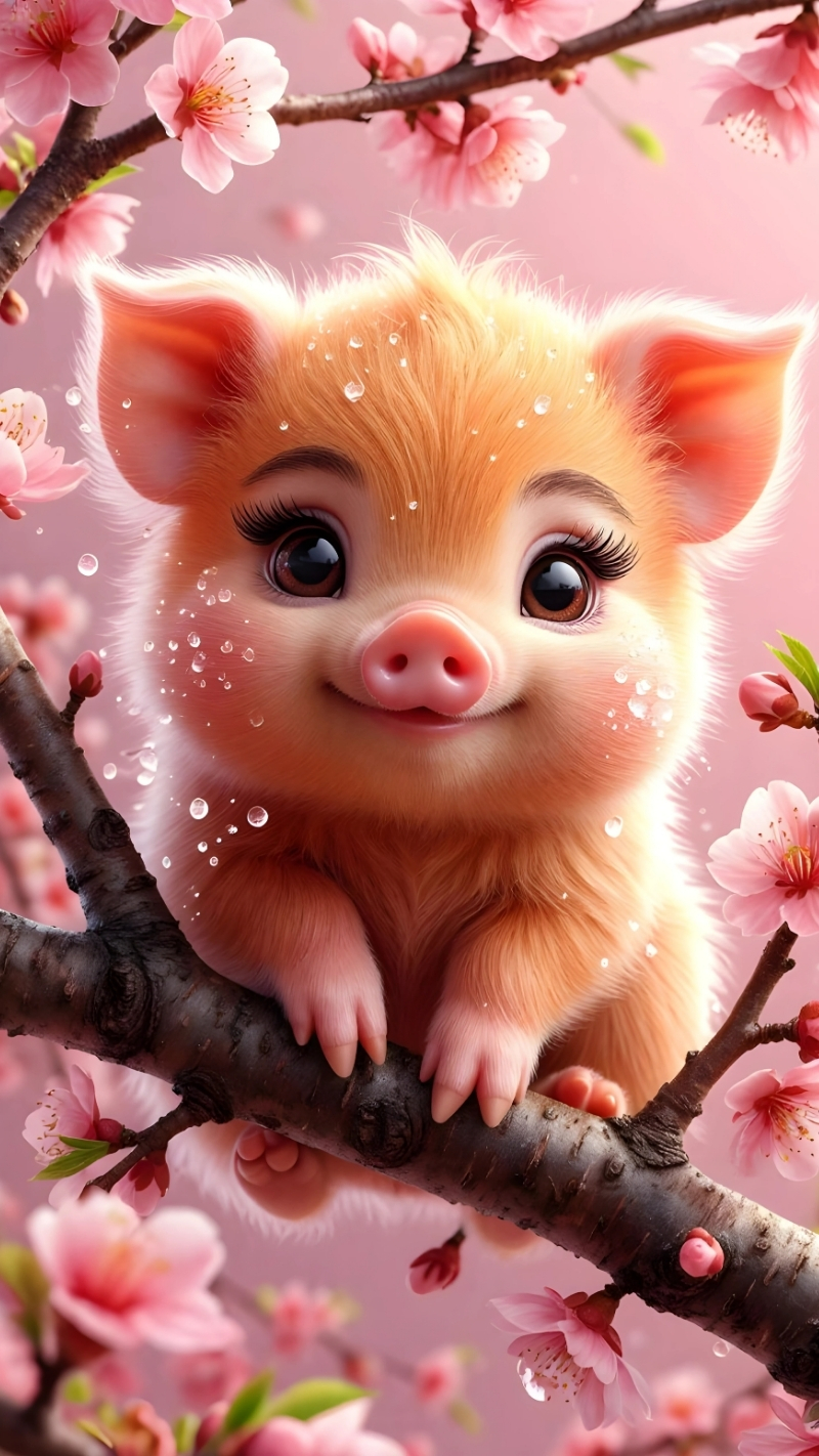 Hình ảnh con heo may mắn làm avatar