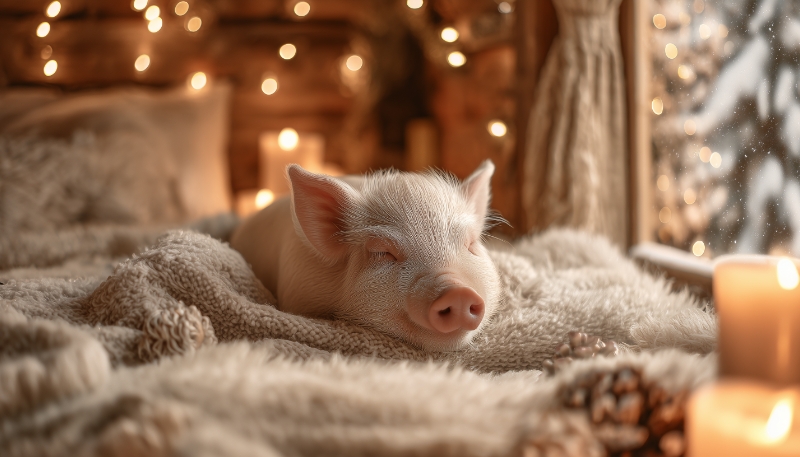 Hình nền con heo hoạt hình đáng yêu cho computer