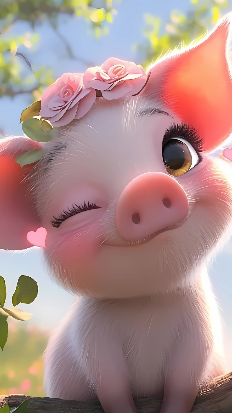 Hình nền con heo ngầu