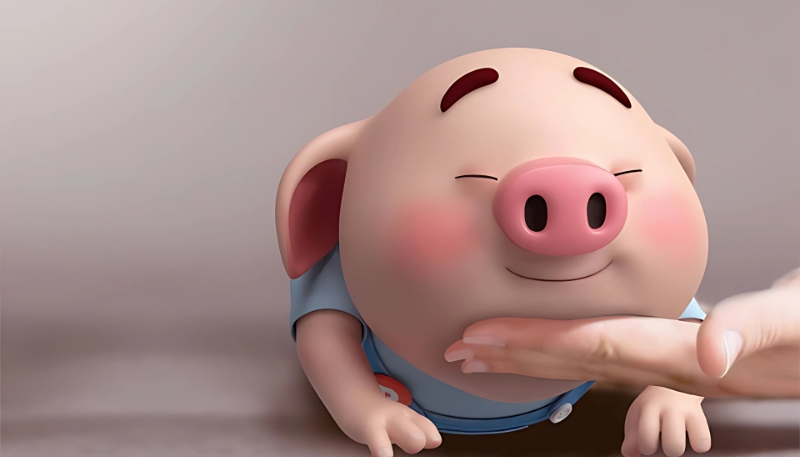 Tải hình nền con heo 4K dễ thương cho laptop