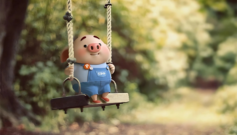 Tải hình nền con heo độc đáo cho laptop