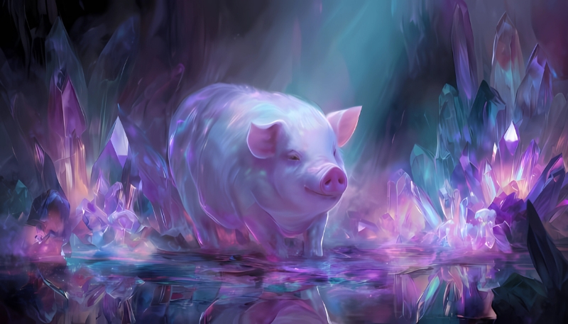 Hình nền con heo 4K đẹp cho laptop