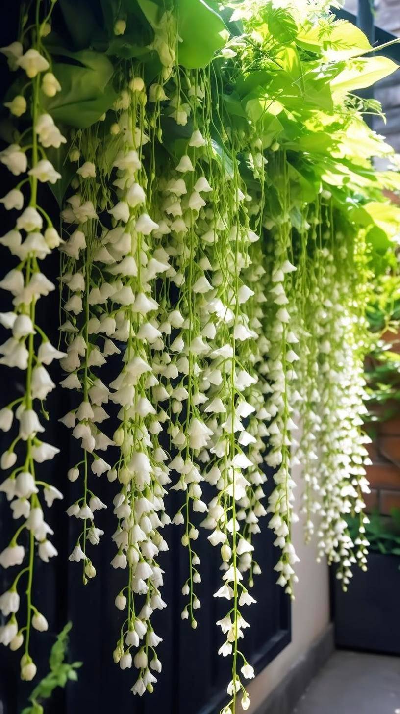 hình nền hoa linh lan trắng