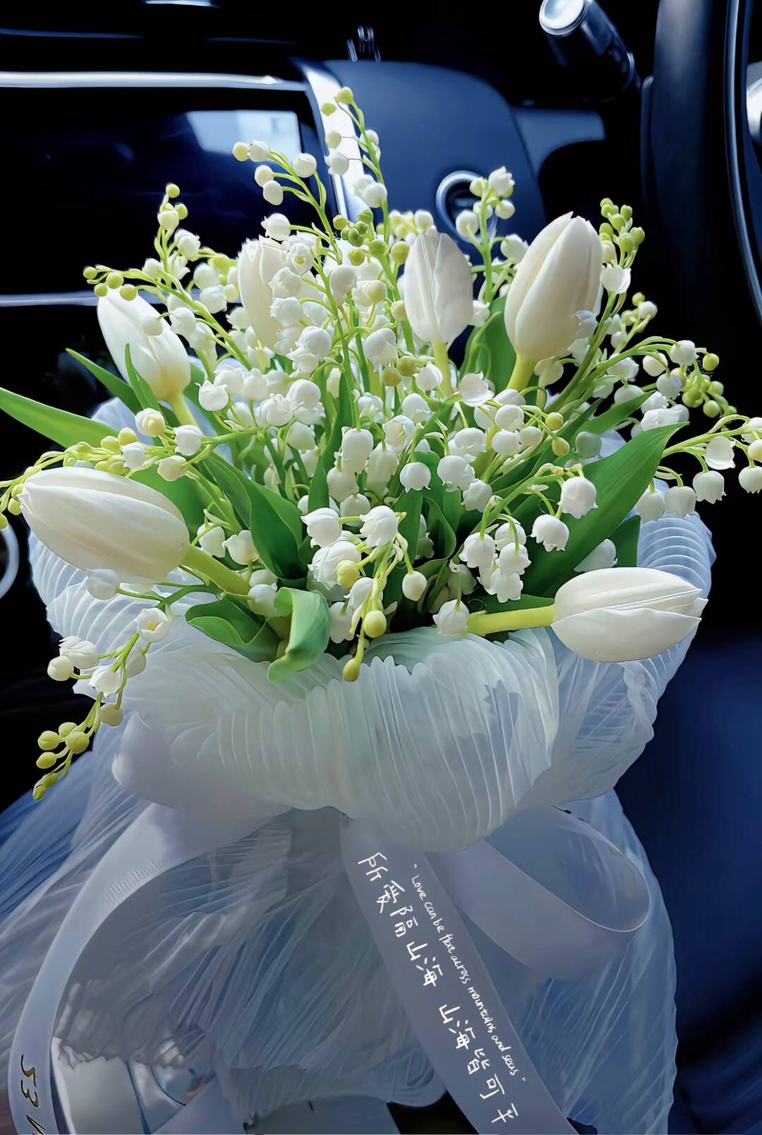 hình nền hoa linh lan trắng