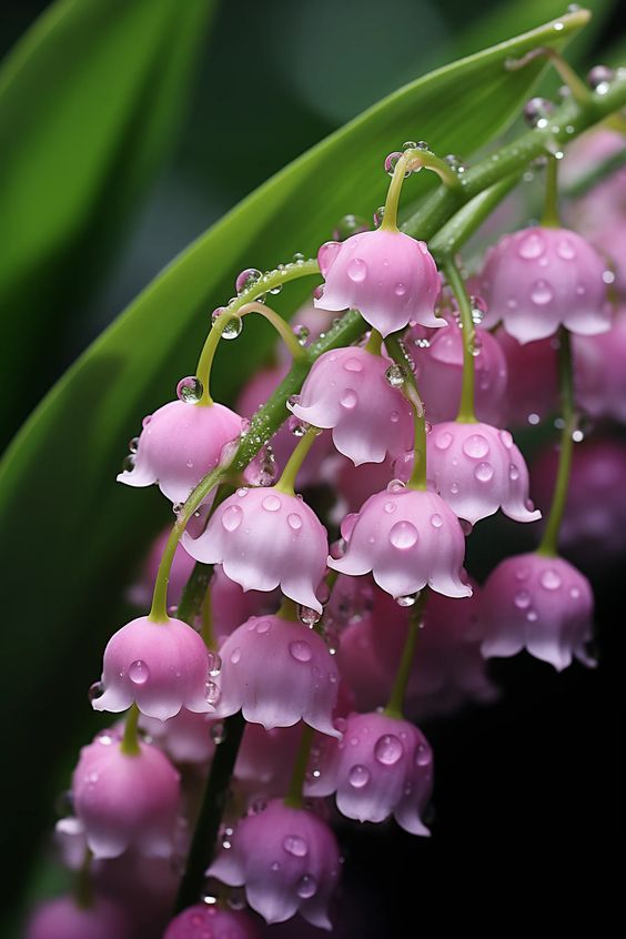 hình nền hoa linh lan xanh dương