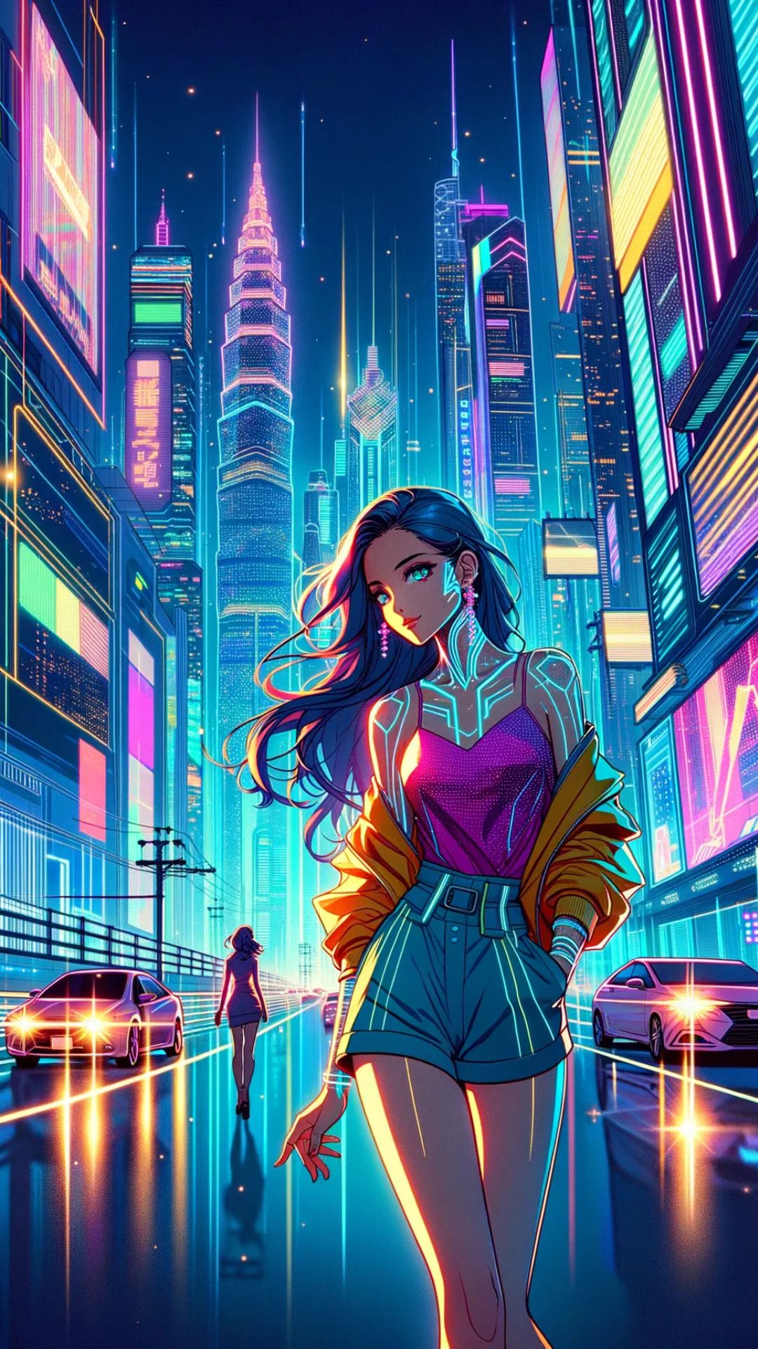 Hinh nen ve anime iPhone 15 download