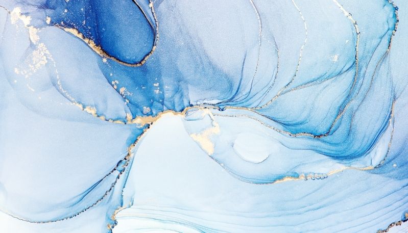 hình nền chill màu xanh dương