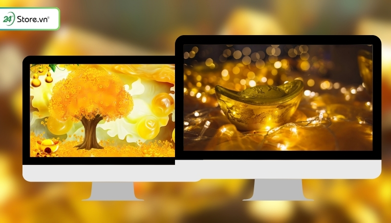 Hình nền may mắn cho mệnh Kim trên máy tính