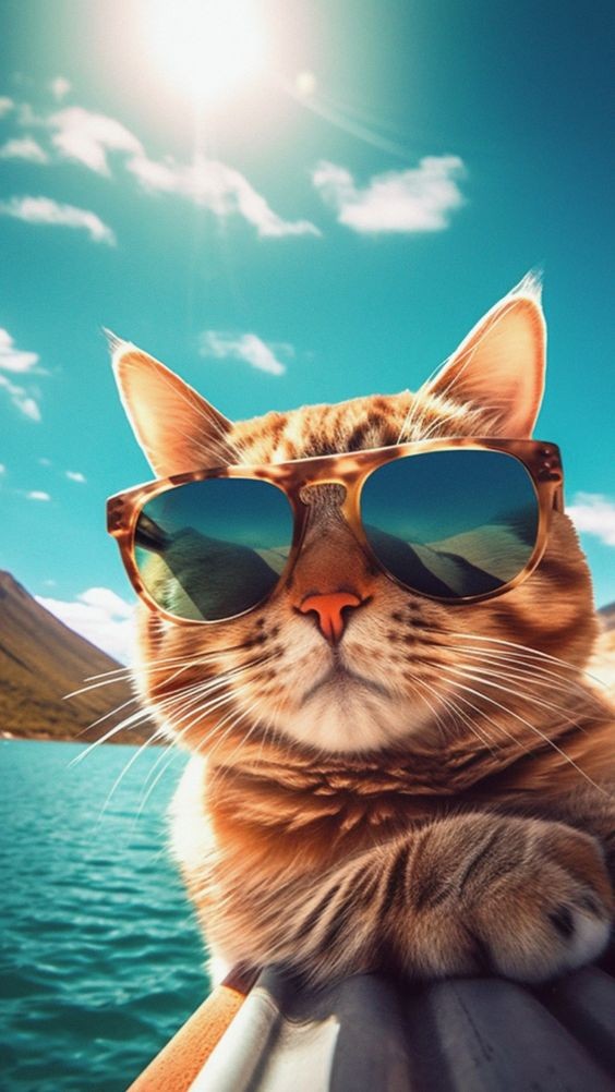 Hiệu ứng mèo 3D neon lấy cảm hứng cho phong cách Tom cá tính