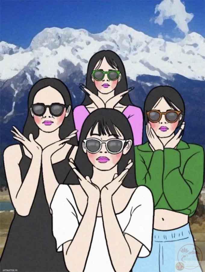 Ảnh meme 4 người