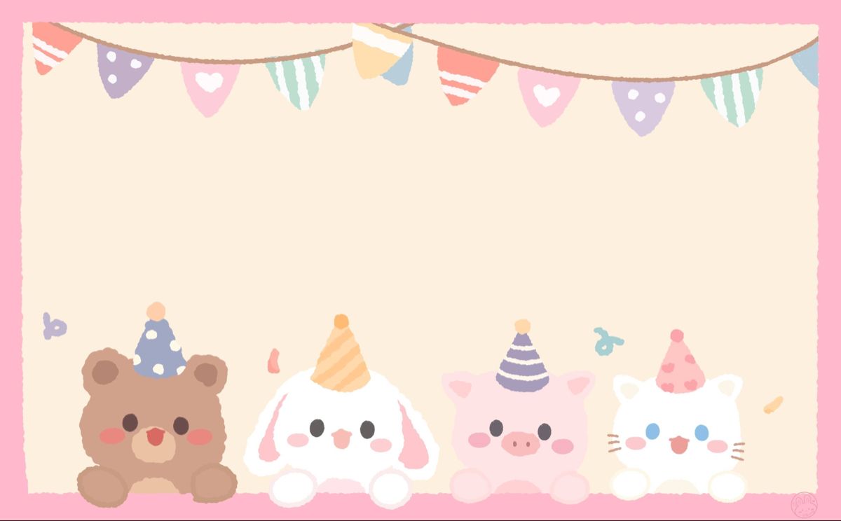 background Hình nền PowerPoint dễ thương, cute