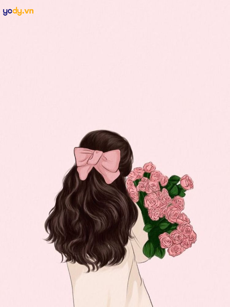 ảnh cô gái quay lưng