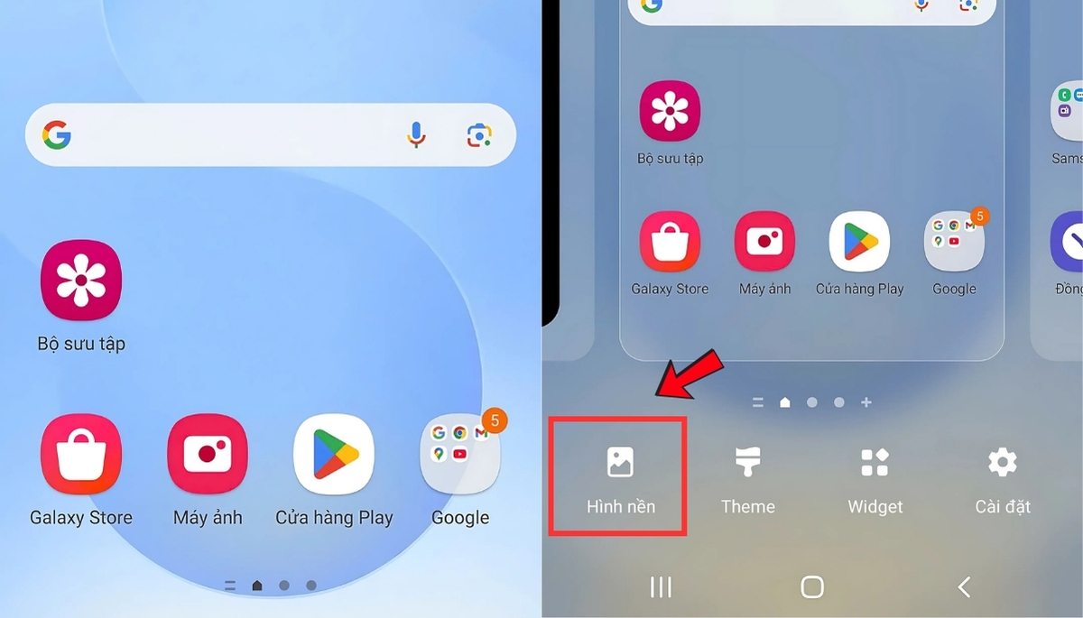 Hình nền Galaxy Flip dễ thương