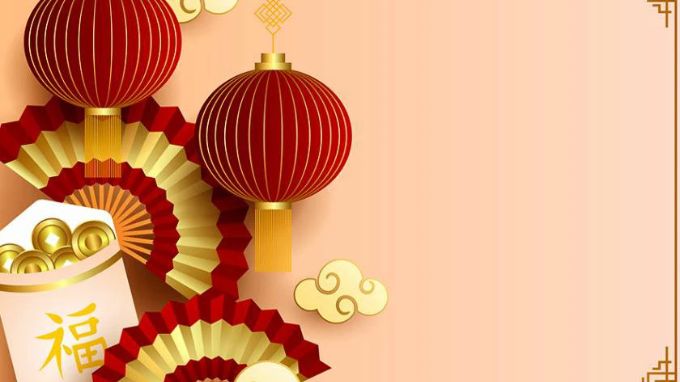 Hình nền background Tết Bính Ngọ 2026 màu vàng ấm áp