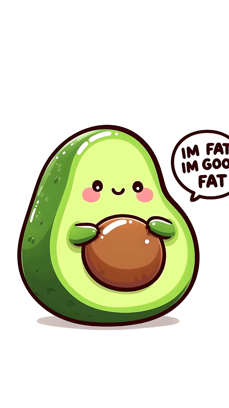 Hình nền đẹp dễ thương quả bơ