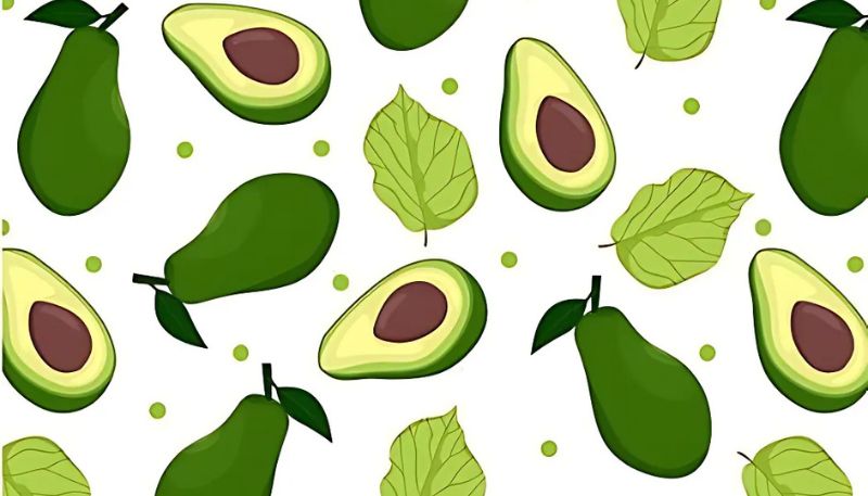 Hình nền trái bơ cute