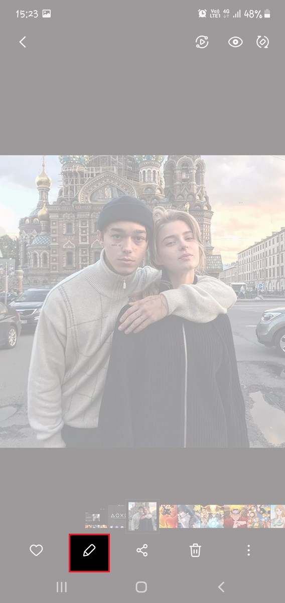 chọn nút Chỉnh sửa