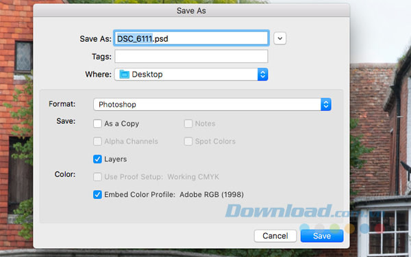 Chỉnh kích thước ảnh để in trên Photoshop