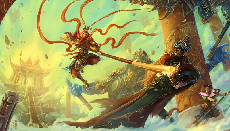 Ảnh nền khỉ vàng 3D ngầu lòi