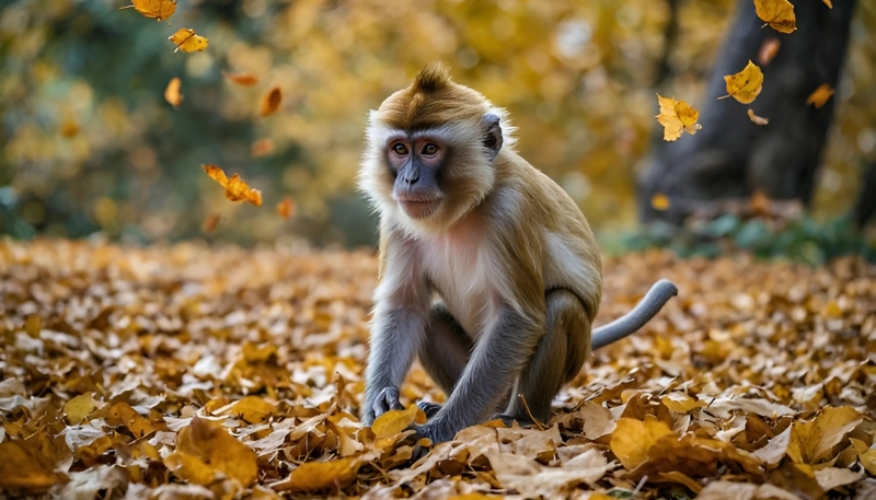 Ảnh nền khỉ 3D chu mỏ tuyệt vời