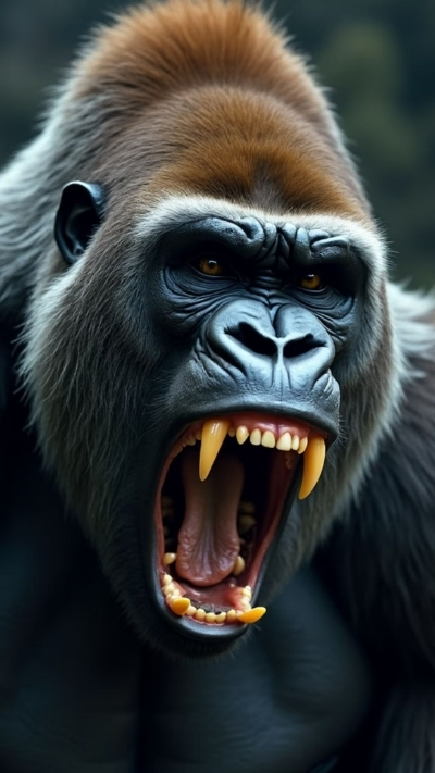 Ảnh nền khỉ 3D ngầu độc đáo