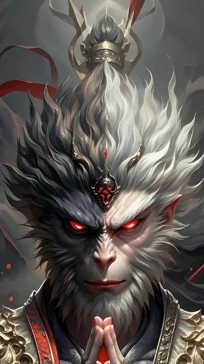 Ảnh nền khỉ 3D hoạt hình kỳ thú