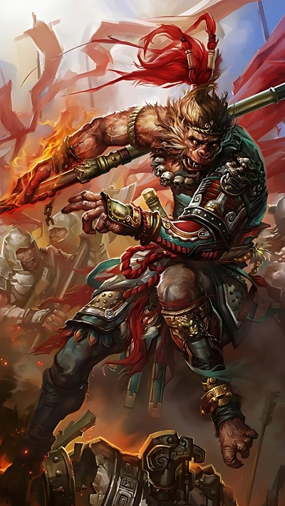 Ảnh nền khỉ 3D hoạt hình đẹp mắt