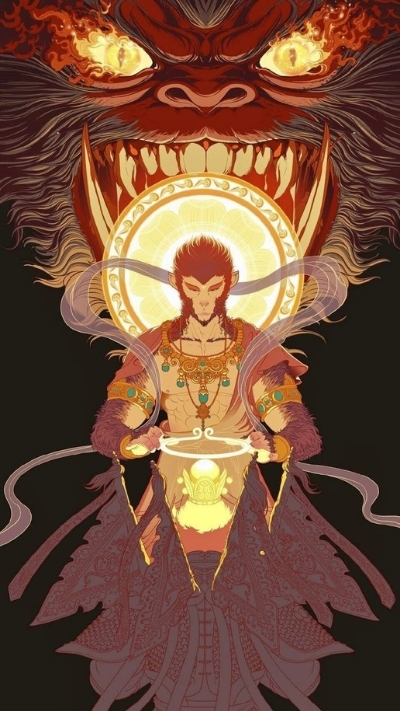 Ảnh nền khỉ 3D hoạt hình nổi bật