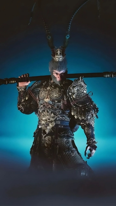 Ảnh nền khỉ 3D hoạt hình thân thiện