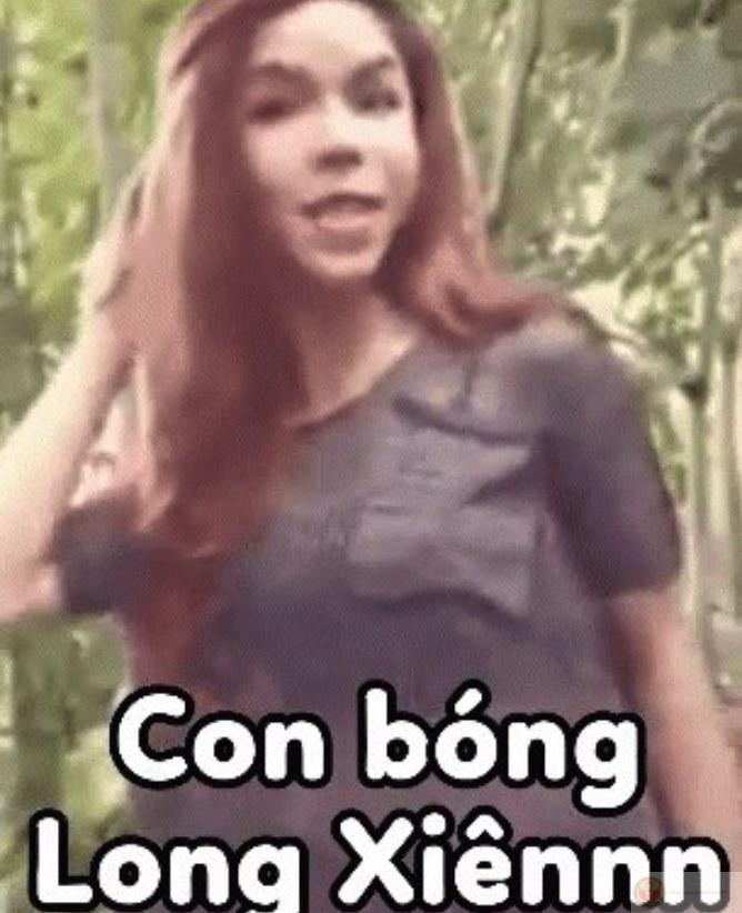 Meme con bóng Long Xiên Linda