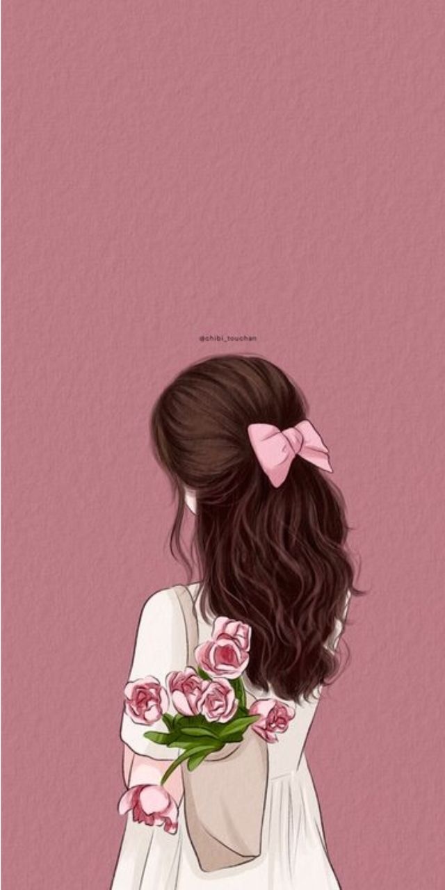 hình nền màu hồng dễ thương