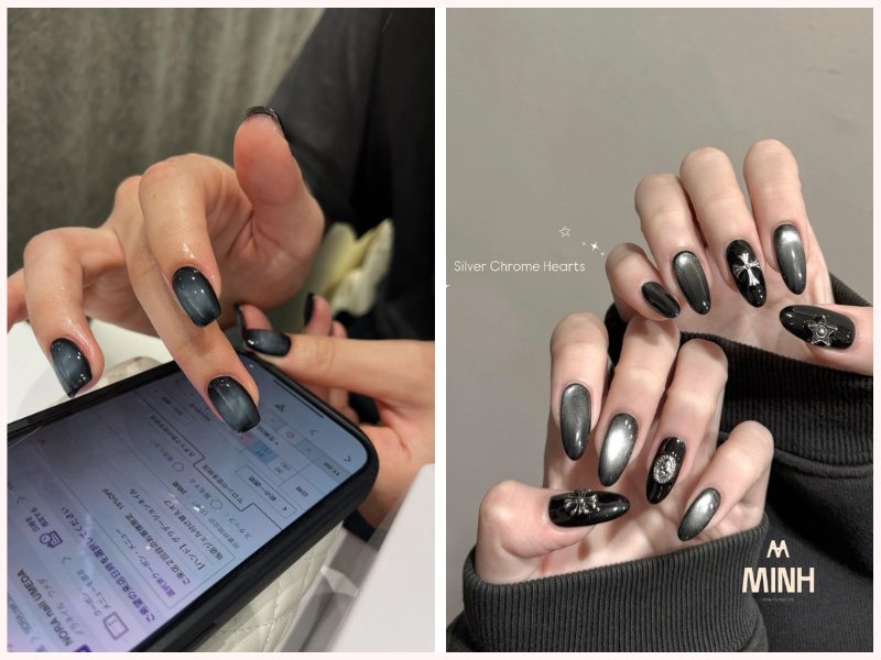 nail mắt mèo đẹp