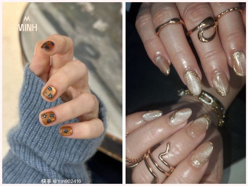 nail mắt mèo đẹp