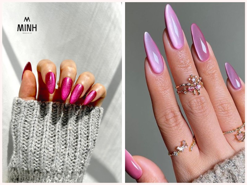 nail mắt mèo đẹp