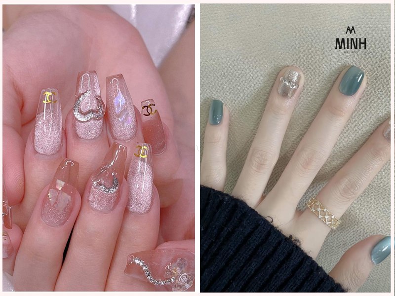 nail mắt mèo đẹp