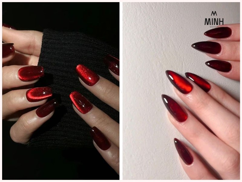 nail mắt mèo đẹp