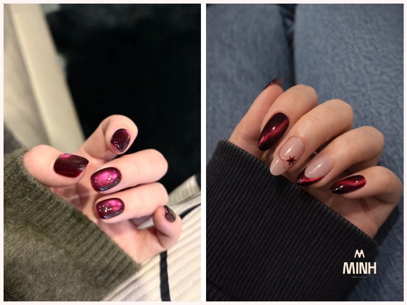 nail mắt mèo đẹp