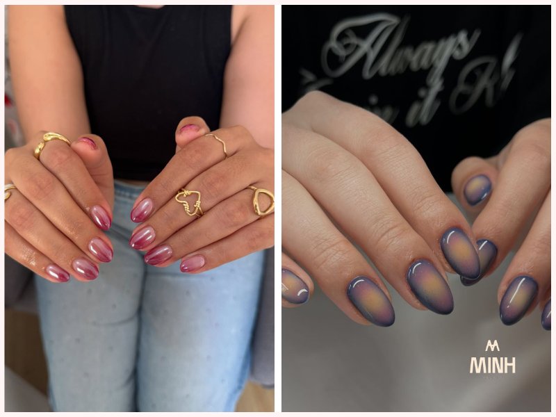 mẫu nail cho móng ngắn