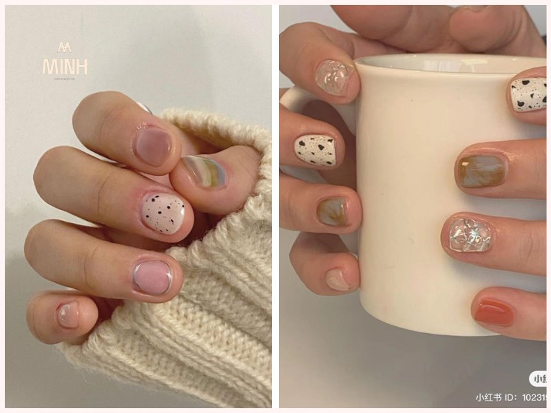 mẫu nail cho móng ngắn