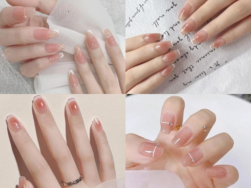 Các mẫu nail sơn thạch