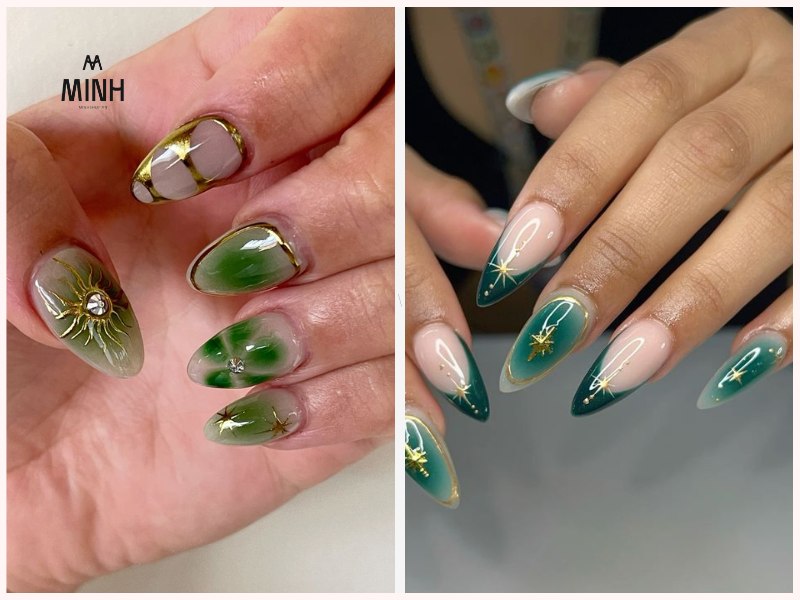 Mẫu nail sơn thạch đẹp