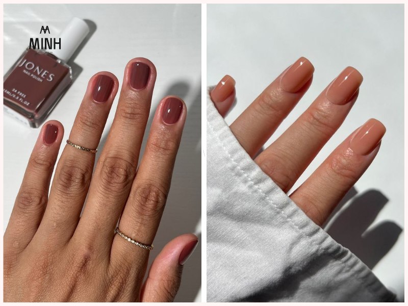 Mẫu nail sơn thạch đẹp