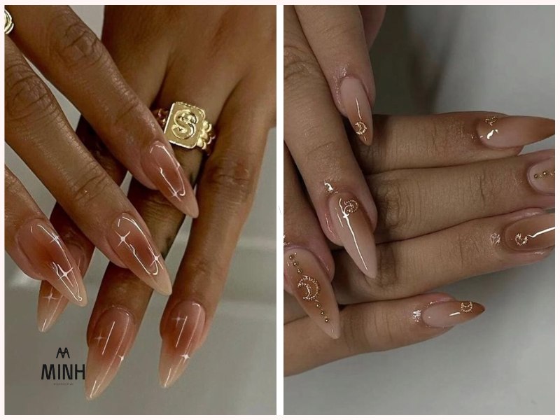 Nail thạch màu đen