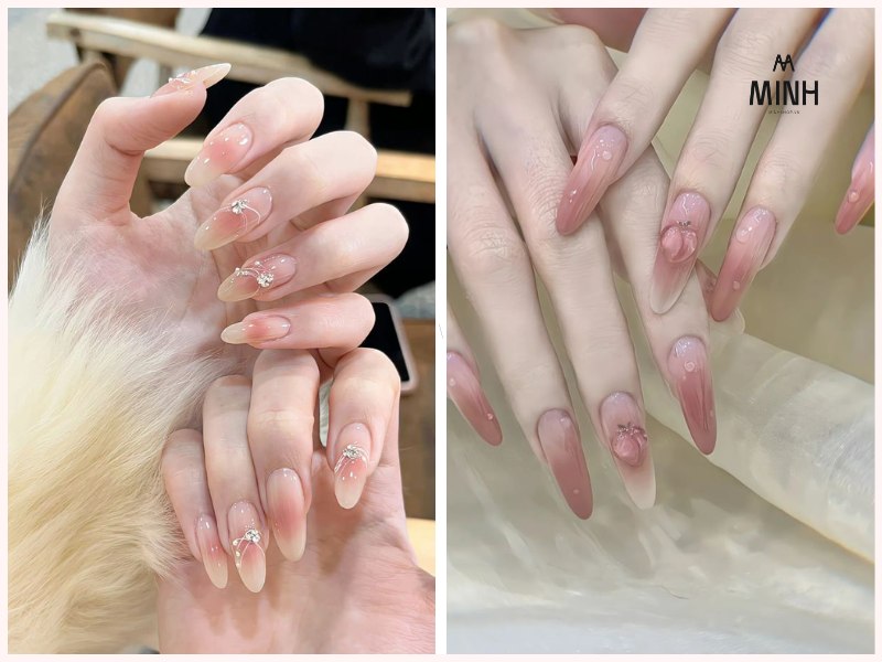 Màu nail thạch hồng
