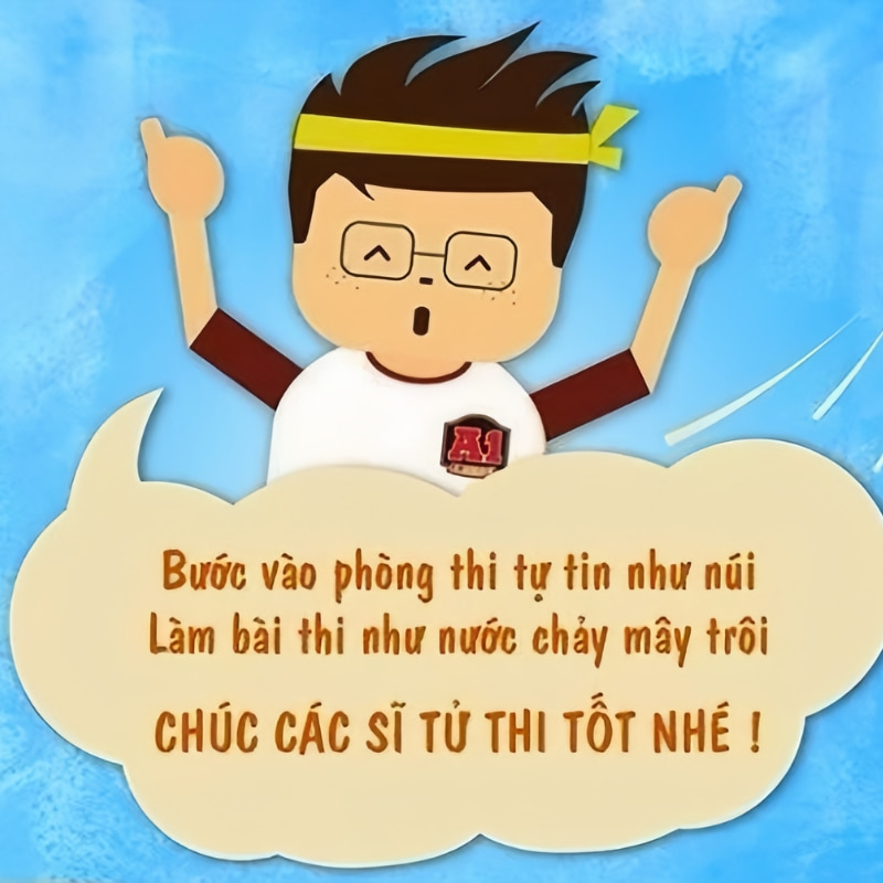 Các meme chúc bạn thi tốt truyền động lực, cảm hứng