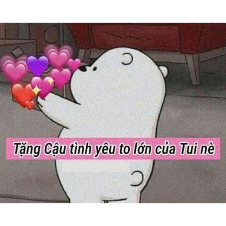 Meme tình yêu dễ thương