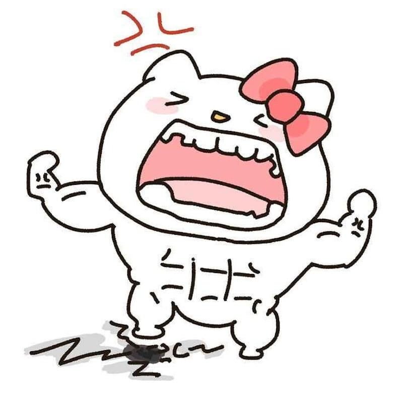 Meme tức giận cute