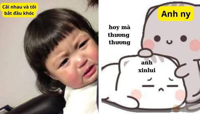 Meme dỗ người yêu